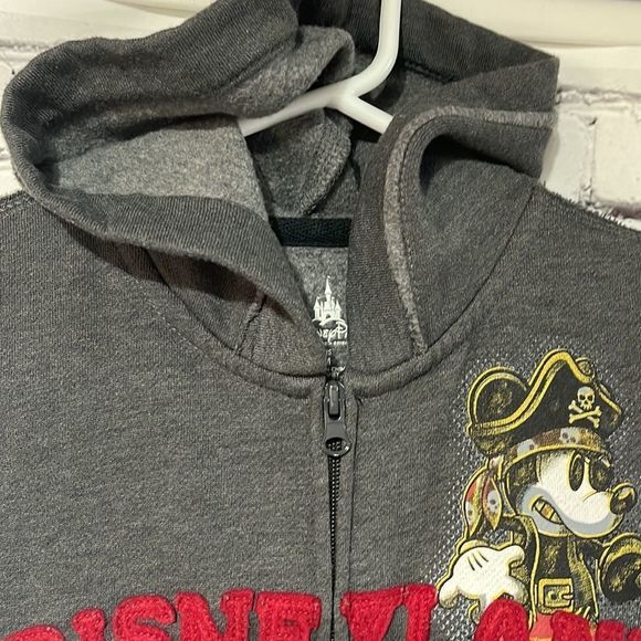 Unisex Gray Sleeveless Disneyland  Hoodie Medium - Picture 5 of 14